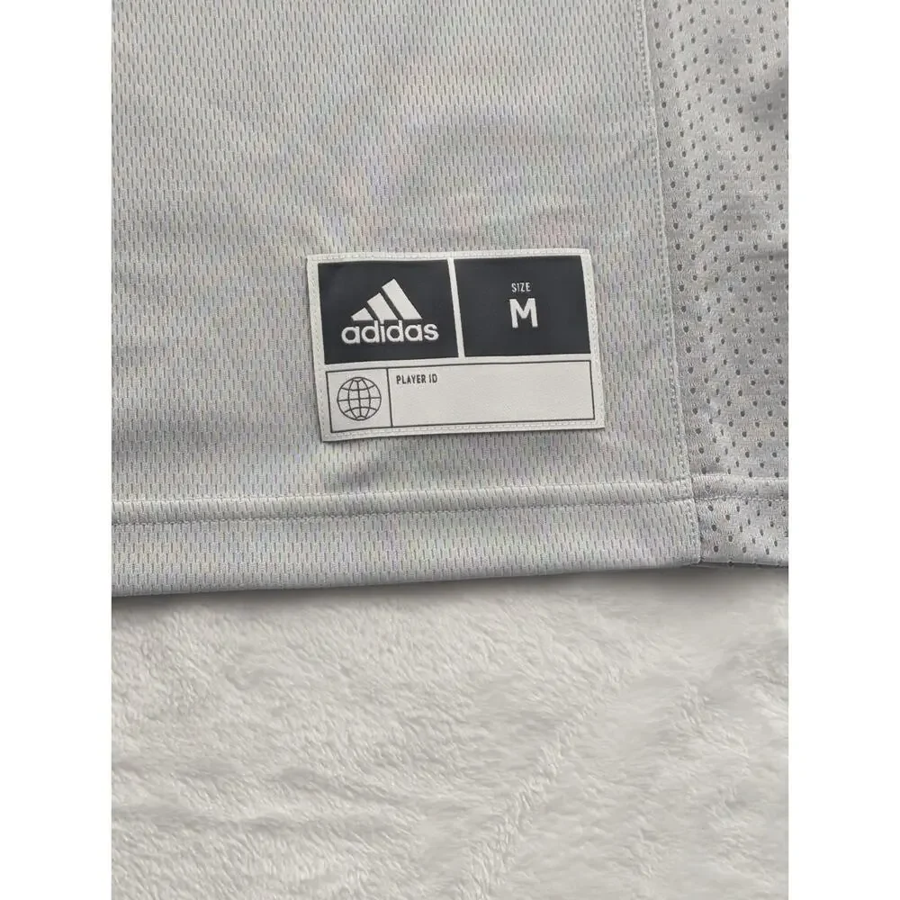 Adidas Texas A&M Aggies #12 Mens Medium Reverse Retro Basketball Jersey Gray NWT